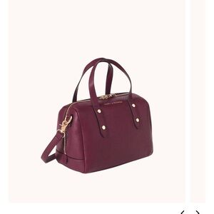 Poppy and Peonies Out and About bag in Berry